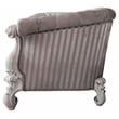 ACME Versailles Sofa with 7 Pillows in Ivory Fabric and Bone White