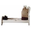 ACME Versailles II Eastern King Bed in Vintage Gray Polyurethane and Bone White
