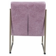 ACME Loria Tufted Upholstery Accent Chair in Wisteria Top Grain Leather