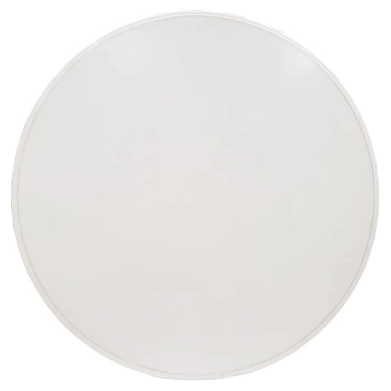 ACME Vendome Wooden Round Dining Table with Pedestal in Antique Pearl