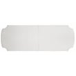 ACME Vendome Wood Dining Table with Double Pedestal in Antique Pearl