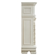 ACME Vendome Fireplace in Antique Pearl Finish