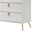 ACME Zeena 6-Drawer Wooden Dresser in White
