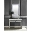 ACME Noralie Faux Diamonds Inlay Console Table with Drawer in Mirrored