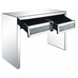 ACME Noralie Faux Diamonds Inlay Console Table with Drawer in Mirrored