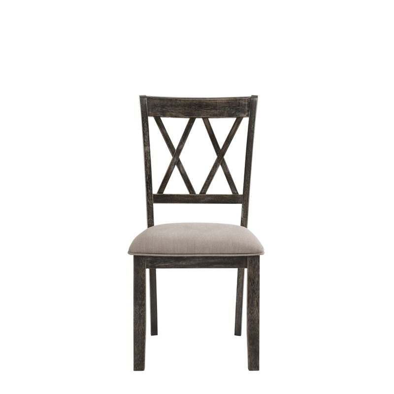 ACME Claudia II Dining Set in Weathered Gray