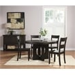 ACME Haddie Dining Set in Distressed Walnut