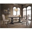 ACME Morland Dining Set in Vintage Black