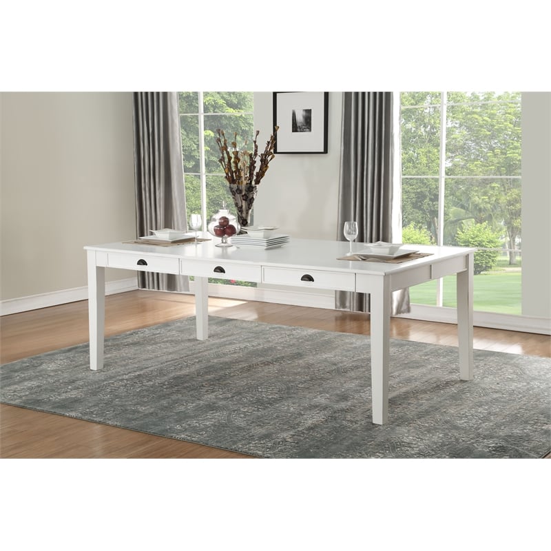 ACME Renske Dining Set in Antique White