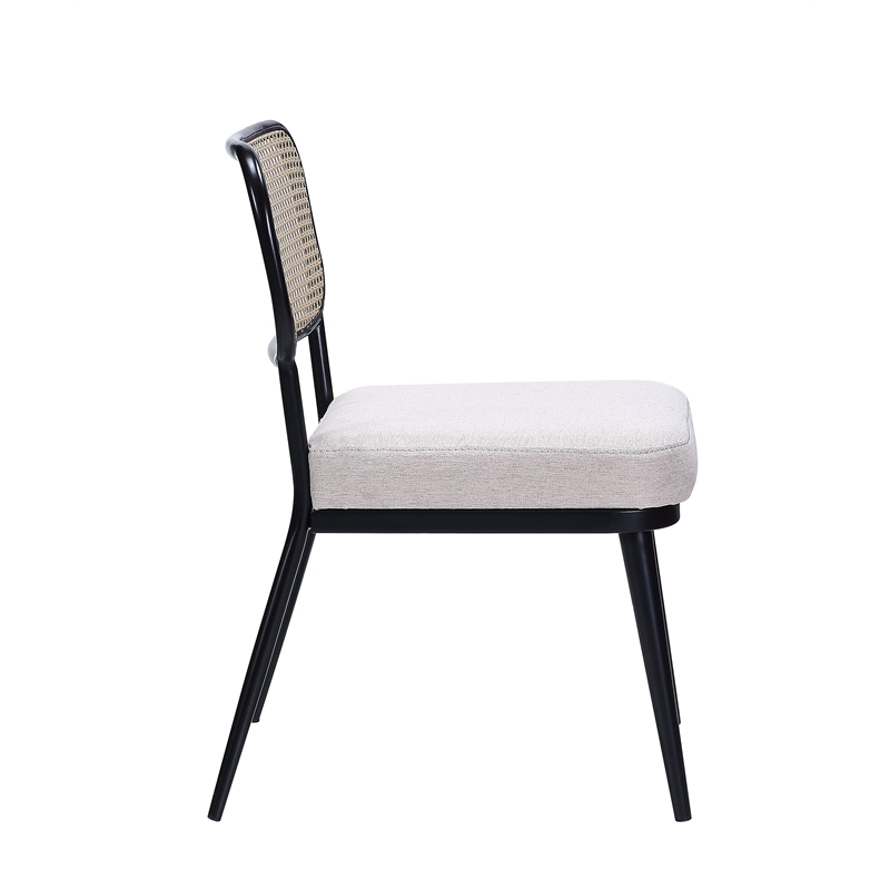 ACME Frydel 3-Piece Wooden Tapered Leg Table and Chairs Set in Black