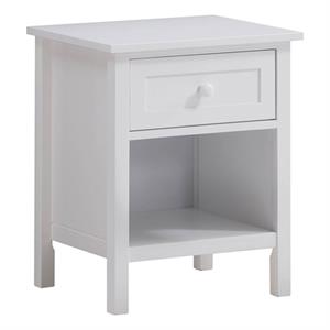 iolanda nightstand in white finish