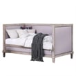 ACME Charlton Wooden Frame Twin Daybed in Weathered Oak