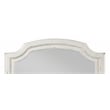 ACME Jaqueline Wooden Frame Mirror in Light Gray and Antique White