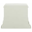 ACME Adara 2 Drawers Wooden Nightstand with Floral Motifs in Antique White