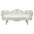 ACME Adara Tufted PU Upholstery and Wood Frame Bench in Antique White