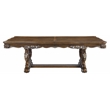 ACME Latisha Wooden Double Pedestal Dining Table in Antique Oak