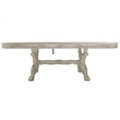 ACME Dresden Wooden Dining Table with Claw Legs in Bone White