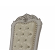 ACME Dresden Wooden Frame Arm Chairs in Bone White (Set of 2)