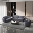 ACME Furniture Yuina Upholstered Fabric & Metal Chair in Gray and Gold
