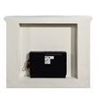 ACME Adara Wooden LED Electric Fireplace in Antique White