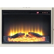 ACME Adara Wooden LED Electric Fireplace in Antique White