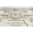 ACME Adara Wooden LED Electric Fireplace in Antique White