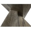 ACME Zahi Cement Accent Table in Weathered Oak
