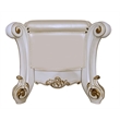 ACME Vendome Wooden Upholstered Tufted Bench in Antique Pearl