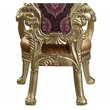 ACME Bernadette Wooden Arm Chairs in Gold (Set of 2)