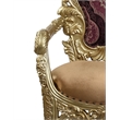 ACME Bernadette Wooden Arm Chairs in Gold (Set of 2)