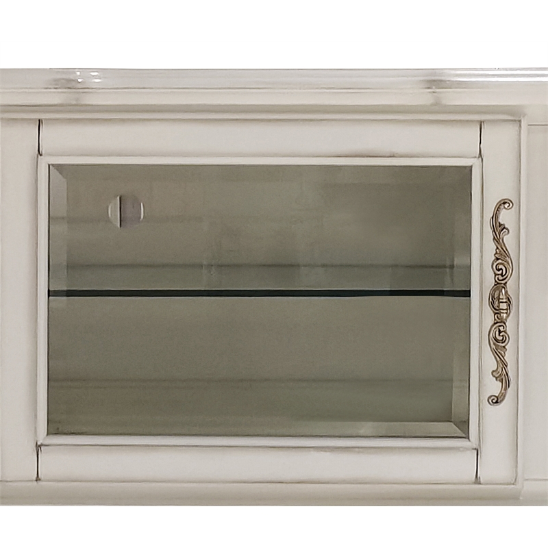 ACME Dresden Wooden TV Stand in Bone White