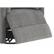 ACME Sagen Wooden Glider Recliner with Swivel in Charcoal