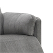 ACME Sagen Wooden Glider Recliner with Swivel in Charcoal