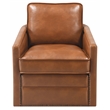 ACME Rocha Wooden Upholstered Accent Chair with Swivel