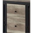 ACME Zudora Wooden Sever in Antique Oak and Black