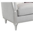 ACME Furniture Kasa Contemporary Fabric Loveseat with 3 Pillows in Beige