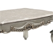 ACME Furniture Miliani Marble & Wood Coffee Table in Natural/Antique Bronze