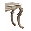 ACME Furniture Miliani Marble & Wood Sofa Table in Natural/Antique Bronze