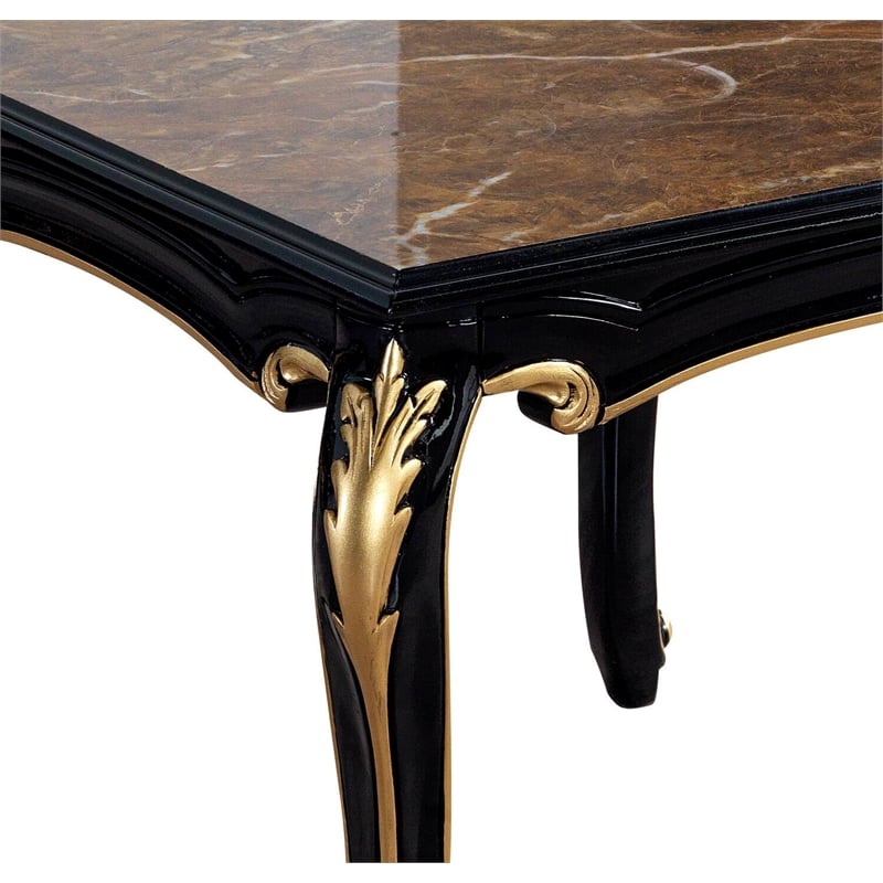 ACME Furniture Betria Square Wood End Table in Brown/Black