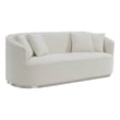 ACME Furniture Odette Upholstered Chenille Sofa with 4 Pillows in Beige