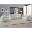 ACME Furniture Odette Upholstered Chenille Loveseat with 2 Pillows in Beige
