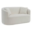ACME Furniture Odette Upholstered Chenille Loveseat with 2 Pillows in Beige