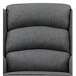 ACME Furniture Fabien Upholstered Fabric & Wood Rocking Chair in Gray