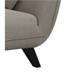 ACME Furniture Nayeli Upholstered Fabric Accent Chair with Wood Frame in Brown