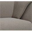 ACME Furniture Nayeli Upholstered Fabric Accent Chair with Wood Frame in Brown