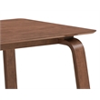ACME Furniture Ginny Rectangular Solid Wood Dining Table in Walnut