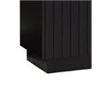 ACME Furniture Jaramillo 3-Door Wood Server with Marble Top in White/Black