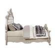 ACME Bently Transitional Button Tufted Wooden Frame Bed in Champagne Gold