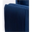 ACME Wenona Velvet Upholstered Wood Frame Contemporary Sofa in Blue