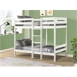 ACME Esin Transitional Pine Wood Teenager Twin Bunk Bed in White
